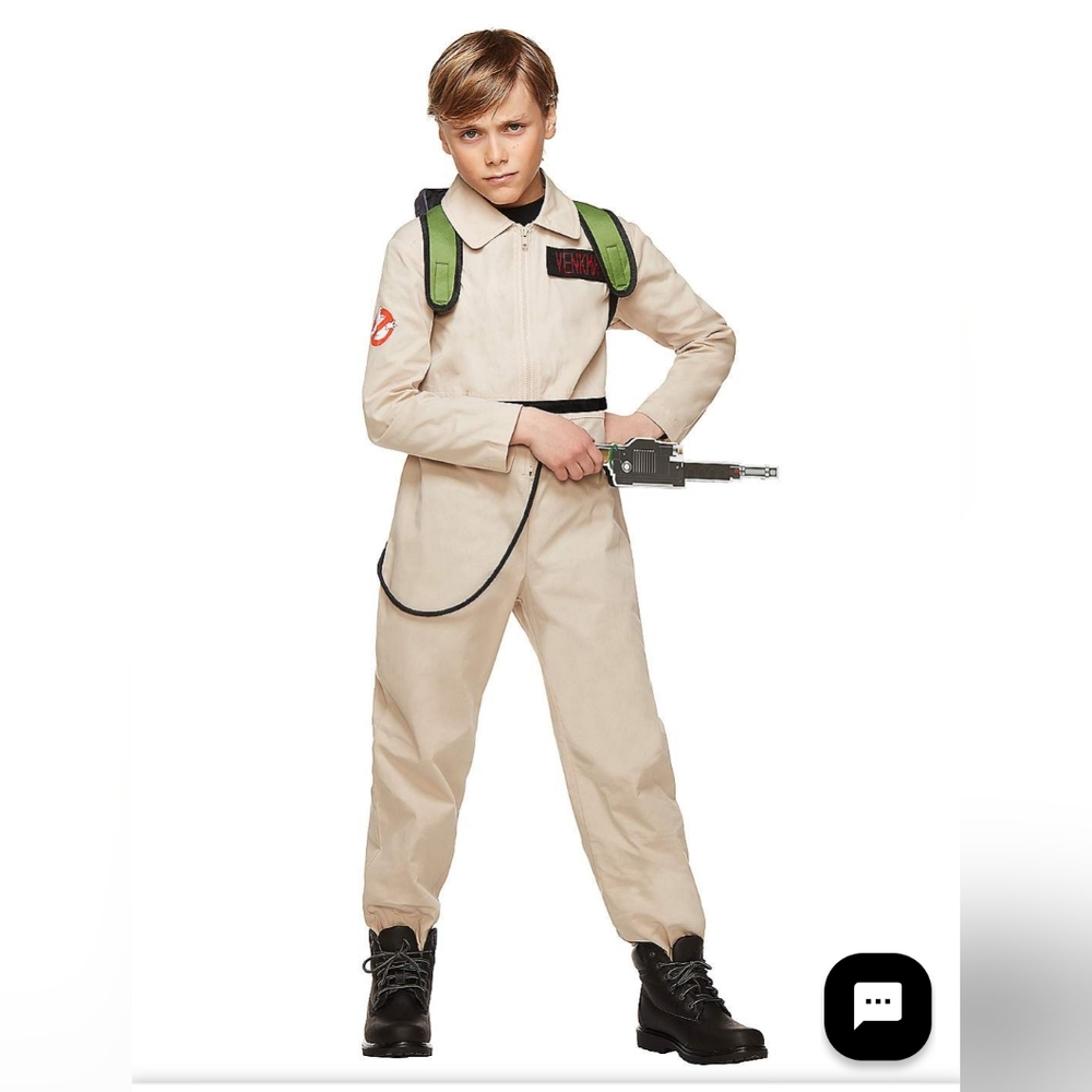 Like New Spirit Halloween Kids Ghostbusters Costume Size 12-14Y